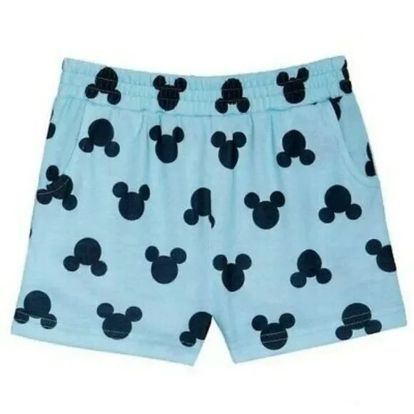 Disney kids 2-piece PJ Shorts Set, Mickey Mouse, Blue - Picture 3 of 3